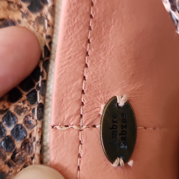 Ambre Babzoe Genuine Python Snakeskin Purse - Picture 10 of 12